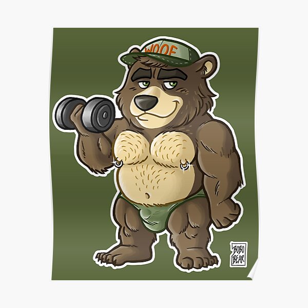 THICC BEAR - BEARZOO SERIES Poster