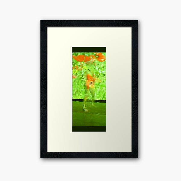 IN A FLOWER'S WORLD Framed Art Print