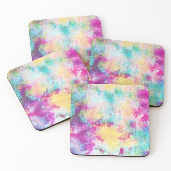 Artikelvorschau, Tie-Dye Brights. Pink, Lila, Türkis und Gelb entworfen und verkauft von BOLDconcepts.