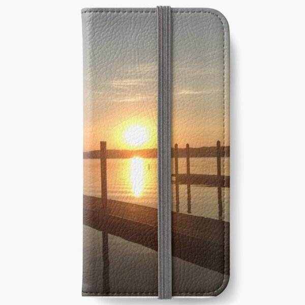 River Sunrise iPhone Wallet