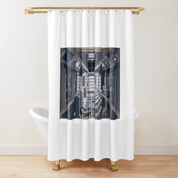 Building Lobby Shower Curtain