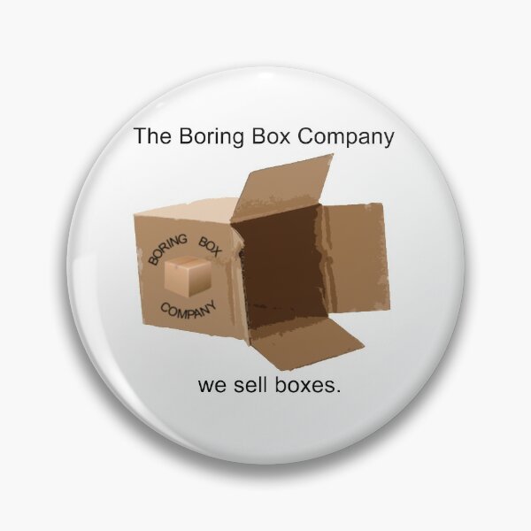 Item preview, Boring Box Company Ad designed and sold by ToasterToby.