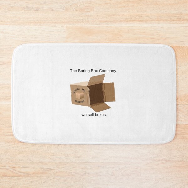 Item preview, Boring Box Company Ad designed and sold by ToasterToby.