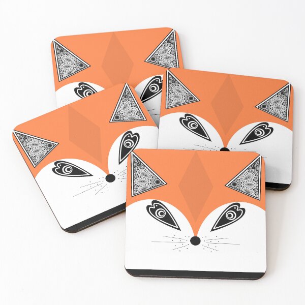 Item preview, Patchwork Fox, applique Fox, Fox, children's pattern designed and sold by fuzzyfox.