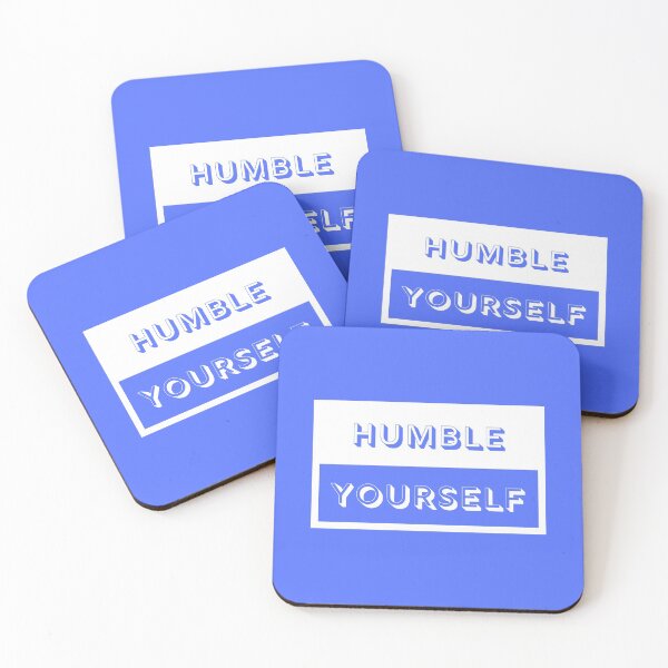 Item preview, Humble Yourself - Blue Text designed and sold by ryanwfraser.