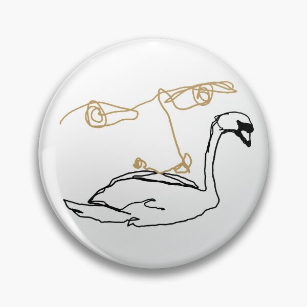 Item preview, swan face designed and sold by Riva Charles.