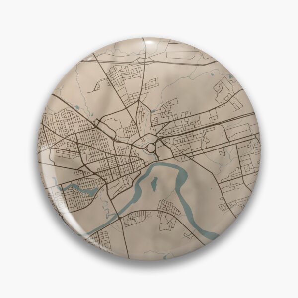 Item preview, Moncton Sepia Map designed and sold by CPTVDesign.