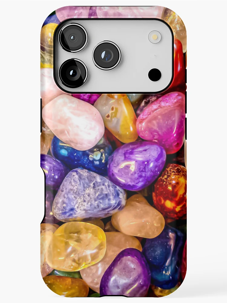 Thumbnail 1 of 4, iPhone Case, Colorful Rocks designed and sold by GrudleBay.