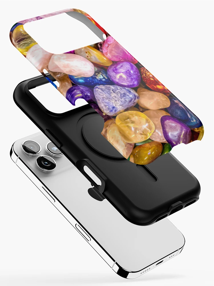Thumbnail 2 of 4, iPhone Case, Colorful Rocks designed and sold by GrudleBay.
