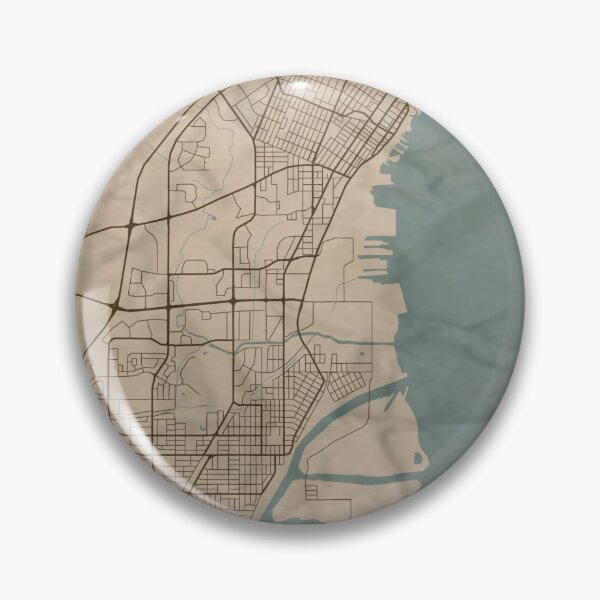 Artikelvorschau, Thunder Bay Sepia Karte entworfen und verkauft von CPTVDesign.