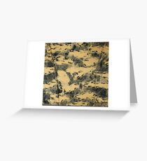 Water Camouflage Greeting Card