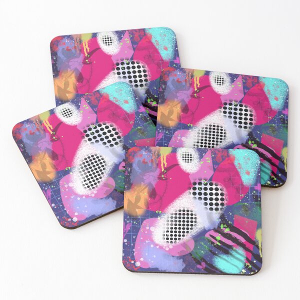 Item preview, Purple Abstract Material Print designed and sold by Best Simple Journey.