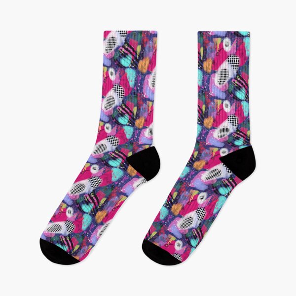 Item preview, Purple Abstract Material Print designed and sold by Best Simple Journey.