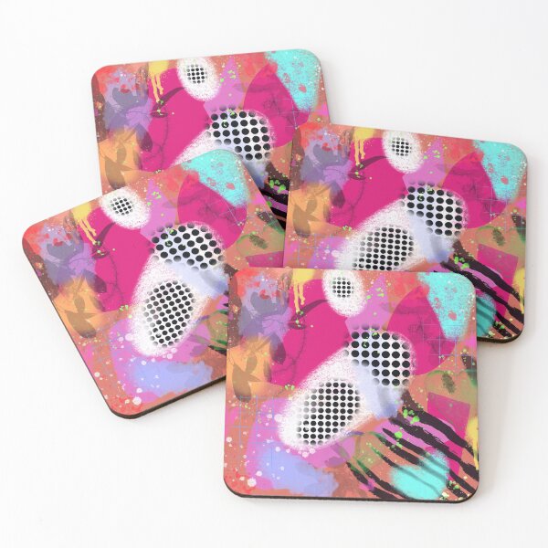 Item preview, Orange Abstract Material Print designed and sold by Best Simple Journey.
