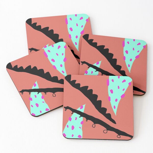 Item preview, Happy Orange Abstract Shapes Print designed and sold by Best Simple Journey.