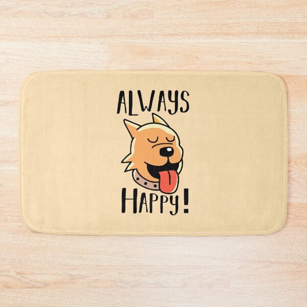 Item preview, Always Happy Dog designed and sold by artlahdesigns.