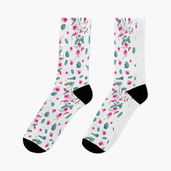 Item preview, Loose Chorizema Flower pattern  designed and sold by Siara-Studio.
