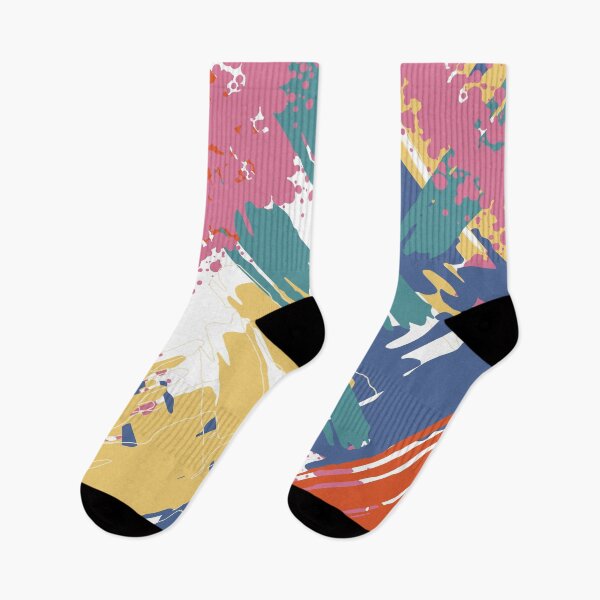 Item preview, abstract shapes colorful brush designed and sold by dreamiedesire.