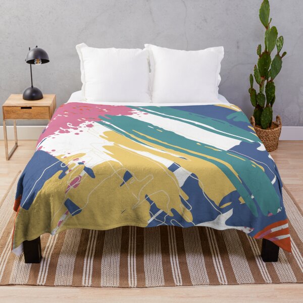 Item preview, abstract shapes colorful brush designed and sold by dreamiedesire.