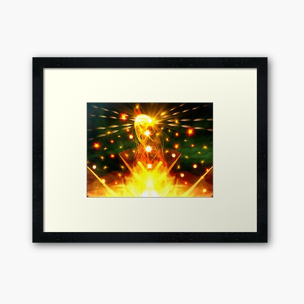 Beyond the Veil of Autumn Framed Art Print
