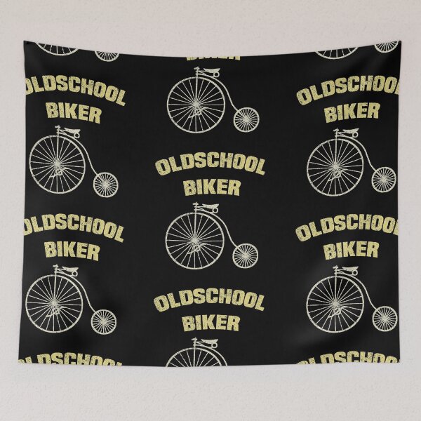 Item preview, Old school biker bike designed and sold by blankshirt.
