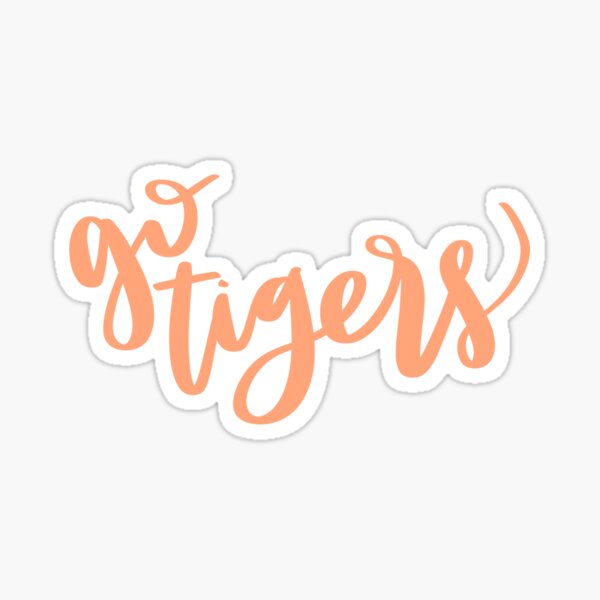 Go tigers Sticker
