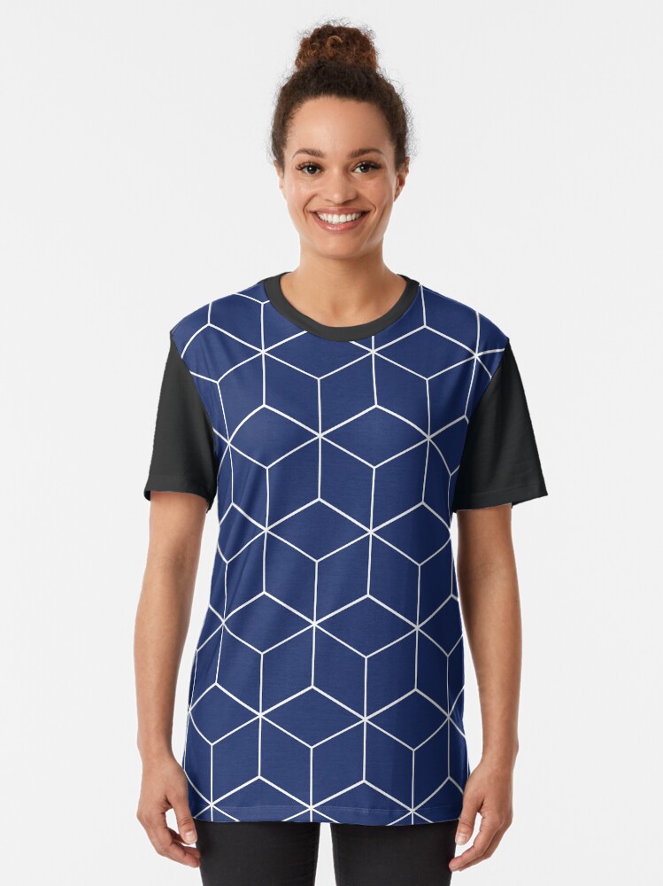 geometric pattern t shirt