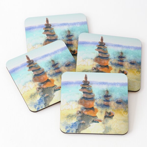 Item preview, Sublime Coastal Cairn  designed and sold by Janeclarbour.