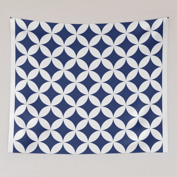 Item preview, sashiko japanese seamless pattern designed and sold by dreamiedesire.