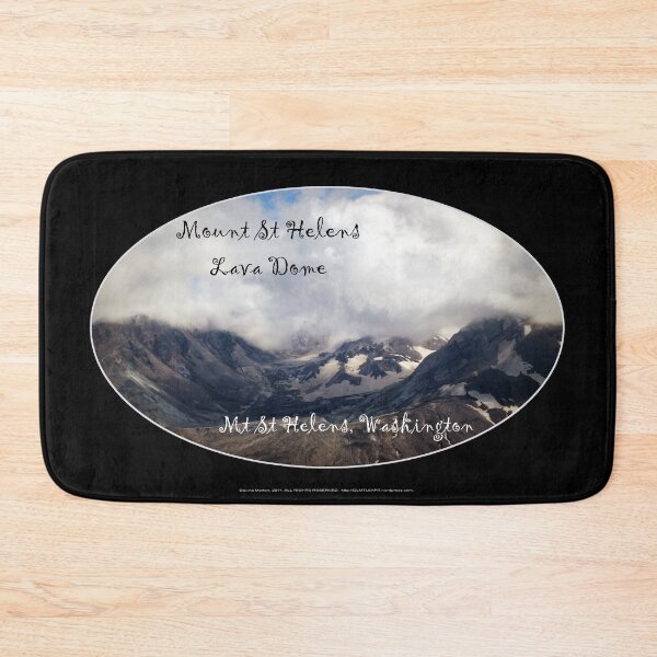 Item preview, Mount St Helens lava dome, oval designed and sold by Dawna Morton.