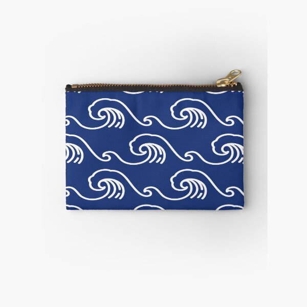 Item preview, Ocean Sashiko Seamless Indigo Dye Pattern designed and sold by dreamiedesire.
