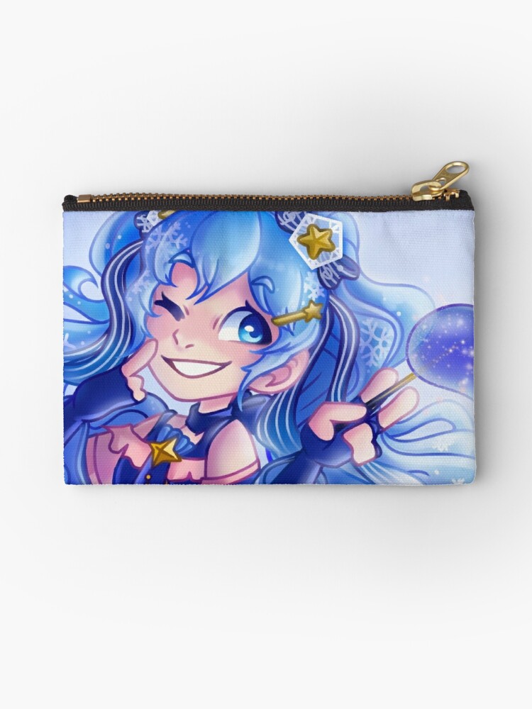 Snow Miku Zipper Pouch By Sugarbeas Redbubble