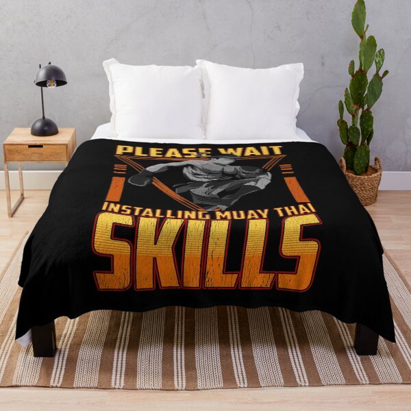 Item preview, Funny Please Wait Installing Muay Thai Skills MMA designed and sold by perfectpresents.