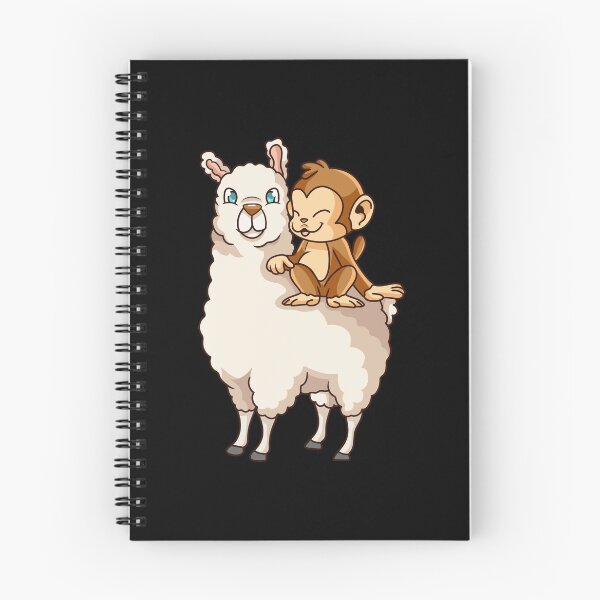 Item preview, Funny Monkey Riding on Llama Cute Monkeying Around designed and sold by perfectpresents.