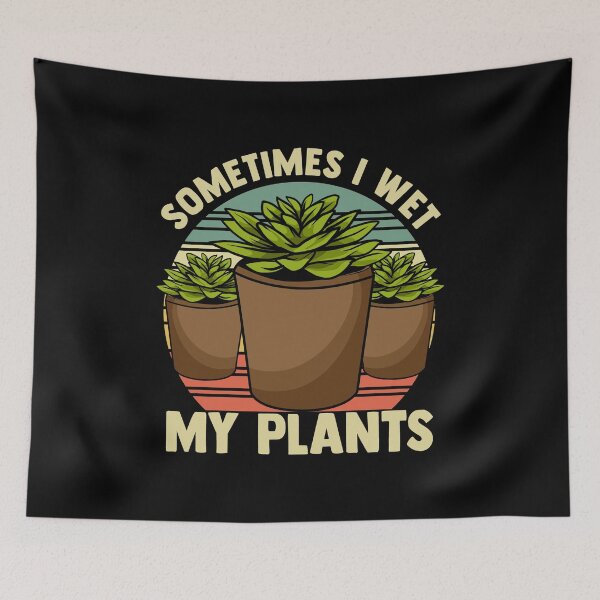 Item preview, Funny Sometimes I Wet My Plants Gardening Pun designed and sold by perfectpresents.