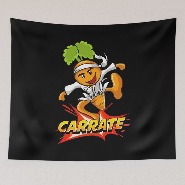 Item preview, Cute & Funny Carrate Karate Training Carrot Pun designed and sold by perfectpresents.