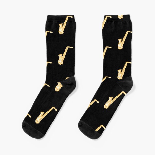 Jazz Music - Sax - Saxophone T-Shirt Socks