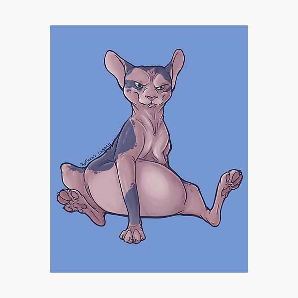 Item preview, of Time to Lick - Patched sphynx designed and sold by RyfkahsLegacy.