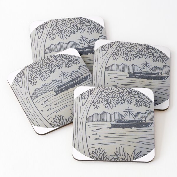 Item preview, Vintage Marine Vessel Art stickers : An Oval Naval Quest design designed and sold by Dil MD Laskar.