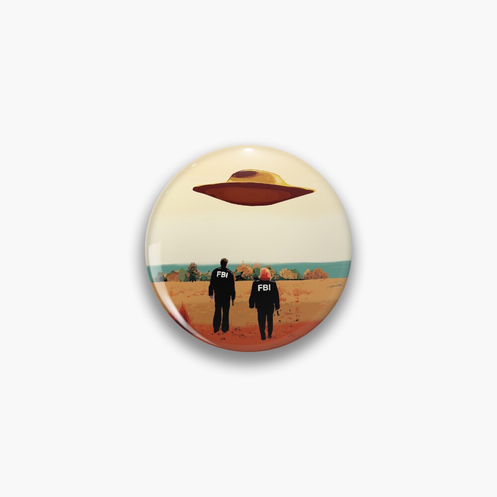The X Files I want to believe FBI poster Pin