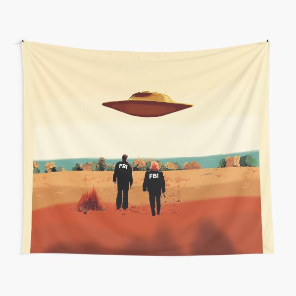 The X Files I want to believe FBI poster Tapestry