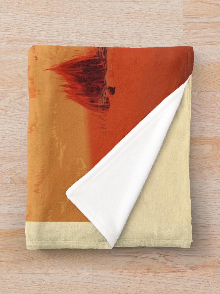 Alternate view of The X Files I want to believe FBI poster Throw Blanket