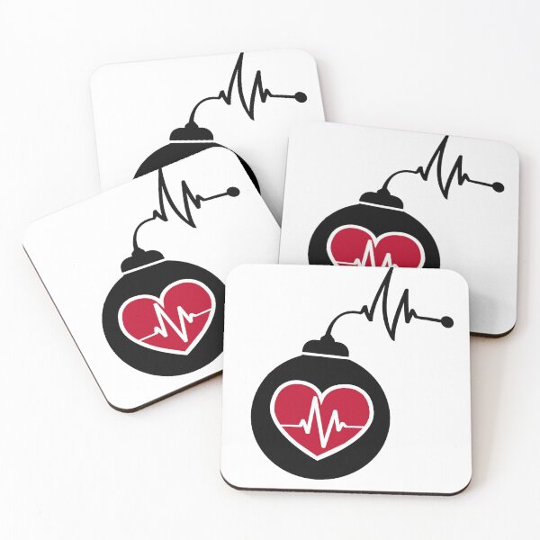 Item preview, Heart Beat Bomb designed and sold by redpxl.