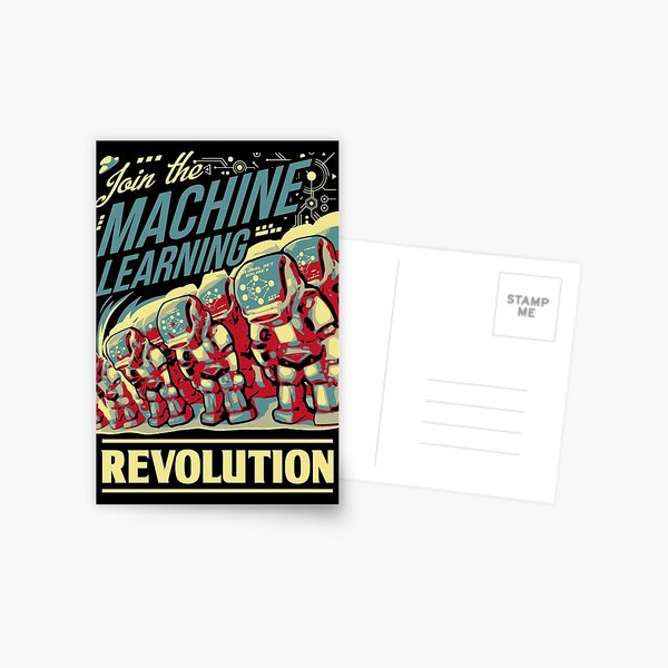 Join The Machine Learning Revolution Postcard