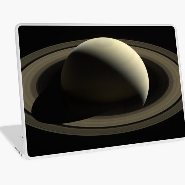 Real View of Planet Saturn Laptop Skin