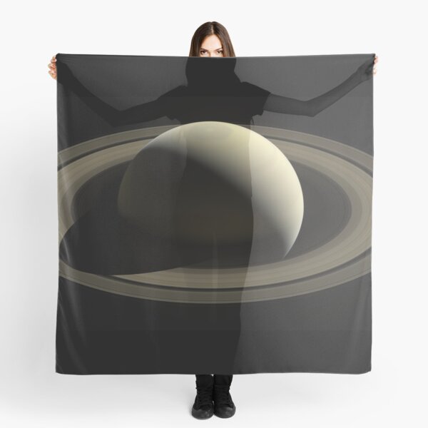 Real View of Planet Saturn Scarf
