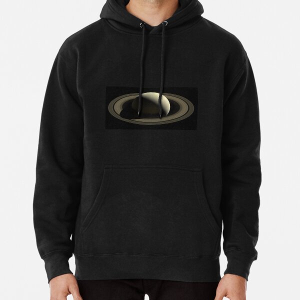 Real View of Planet Saturn Pullover Hoodie
