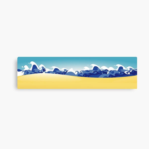 Life's a beach Canvas Print