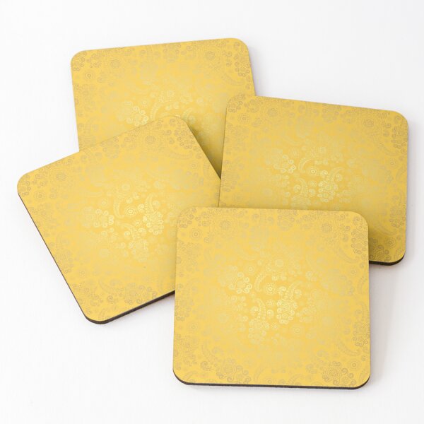 Item preview, Golden Luxury Paisley on Yellow Background designed and sold by Gerson Ramos.