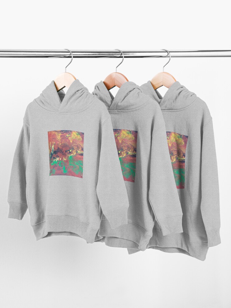 Alternate view of Base of Uluru: Australian landscape desert painting Toddler Pullover Hoodie